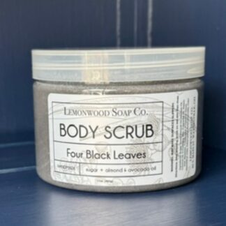 Four Black Leaves Body Scrub