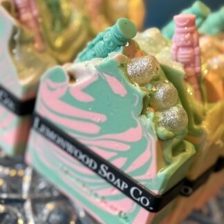 Sugar Plum (Pink/Teal) Bar Soap
