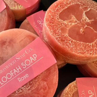 Rose Loofah Soap