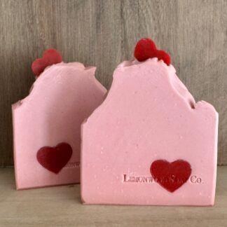 Rose (Pink Heart) Bar Soap